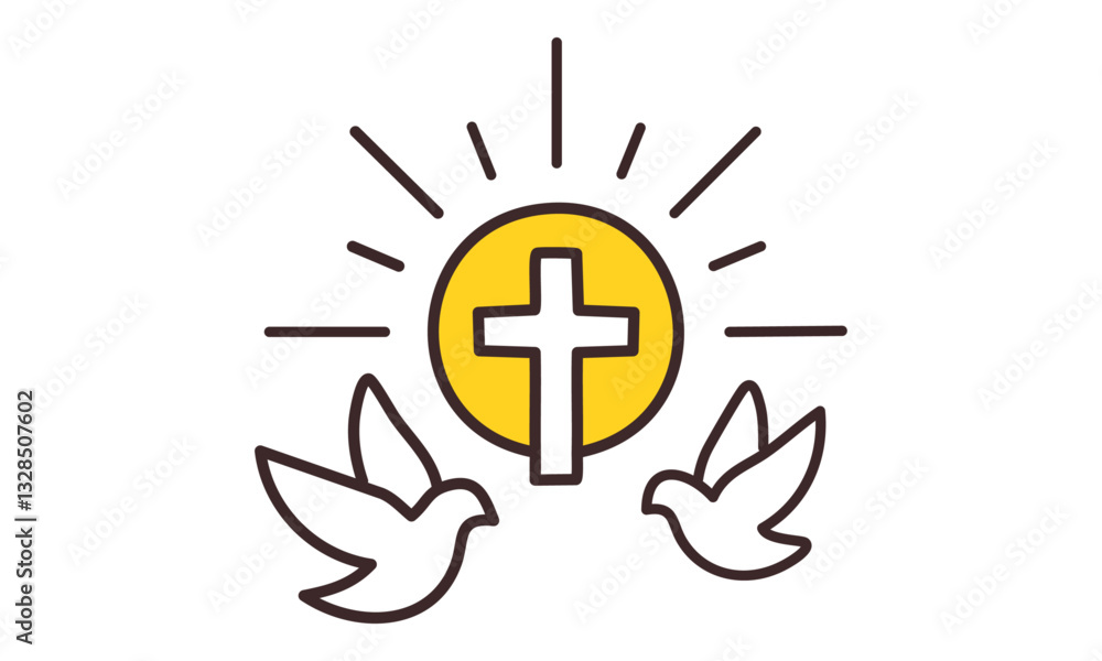 Obraz premium Easter Designs – Cute, Christian, Pastel & Spring-Themed Graphics