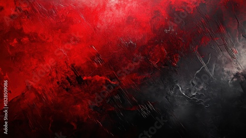 A deep red and black gradient background. Featuring rich reds, dark blacks, and subtle grays with smooth transitions