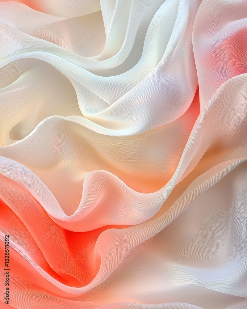 Fototapeta premium Exploring the Delicate Beauty of Pink and White Fabric Patterns for Photography Enthusiasts