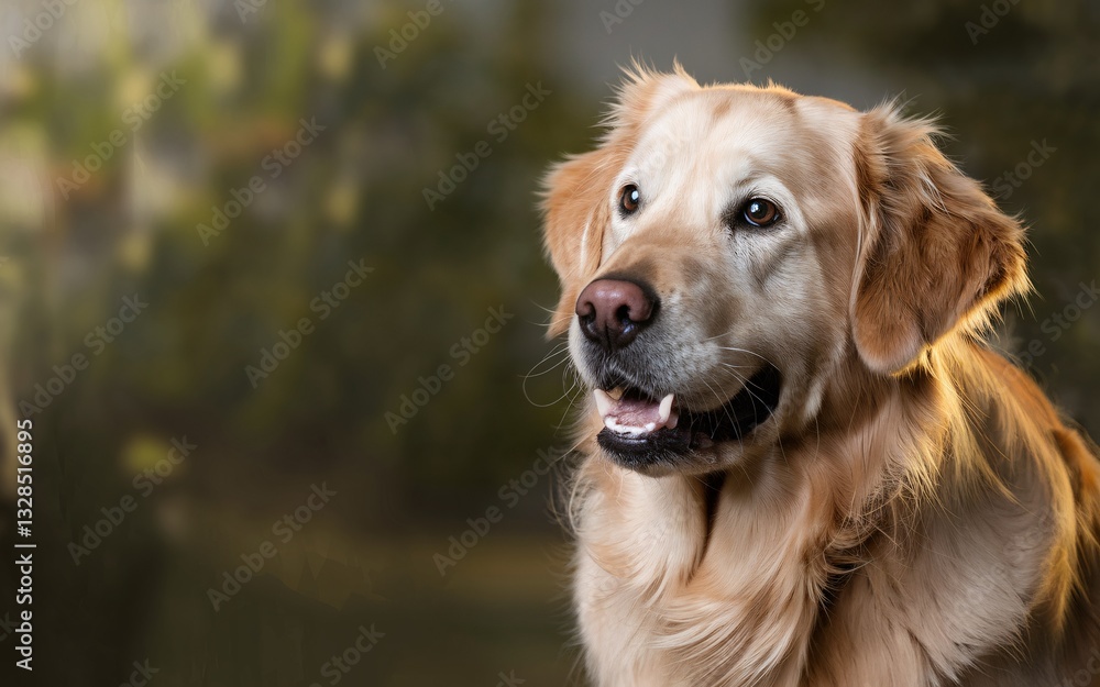 Pet Influencer, Golden Retriever Portrait Outdoors (1) Pet Influencer, Golden Retriever Portrait Outdoors (1)