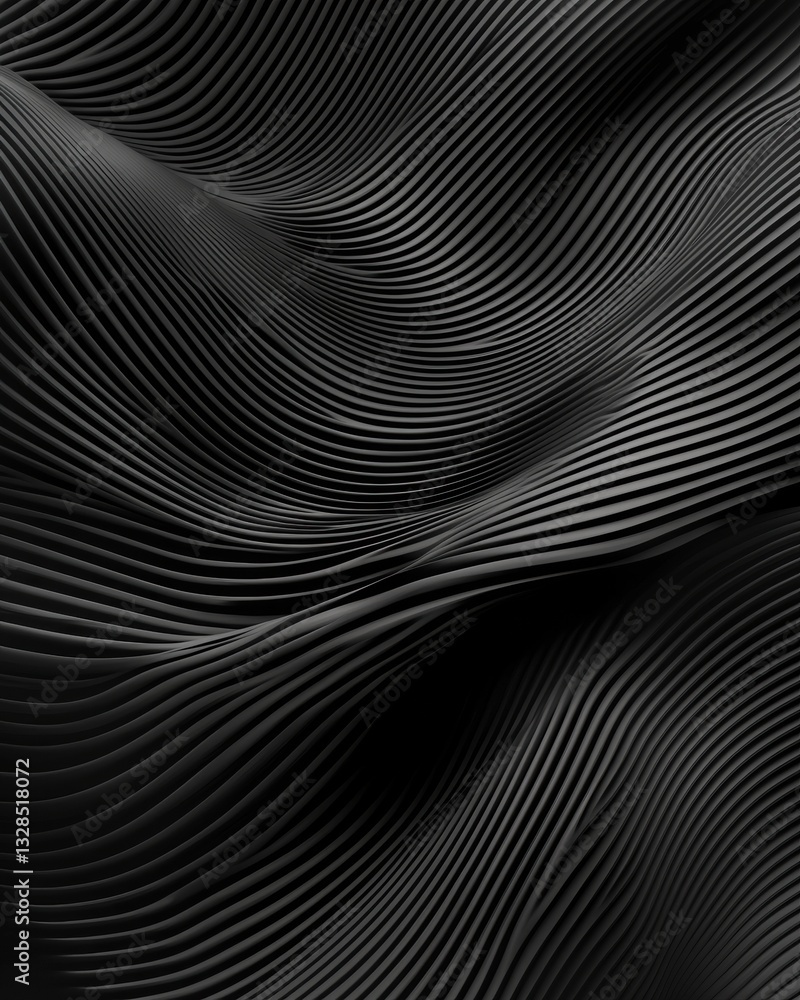 Exploring the Depths of Black Wavy Patterns with Captivating Designs and Textures Exploring the Depths of Black Wavy Patterns with Captivating Designs and Textures