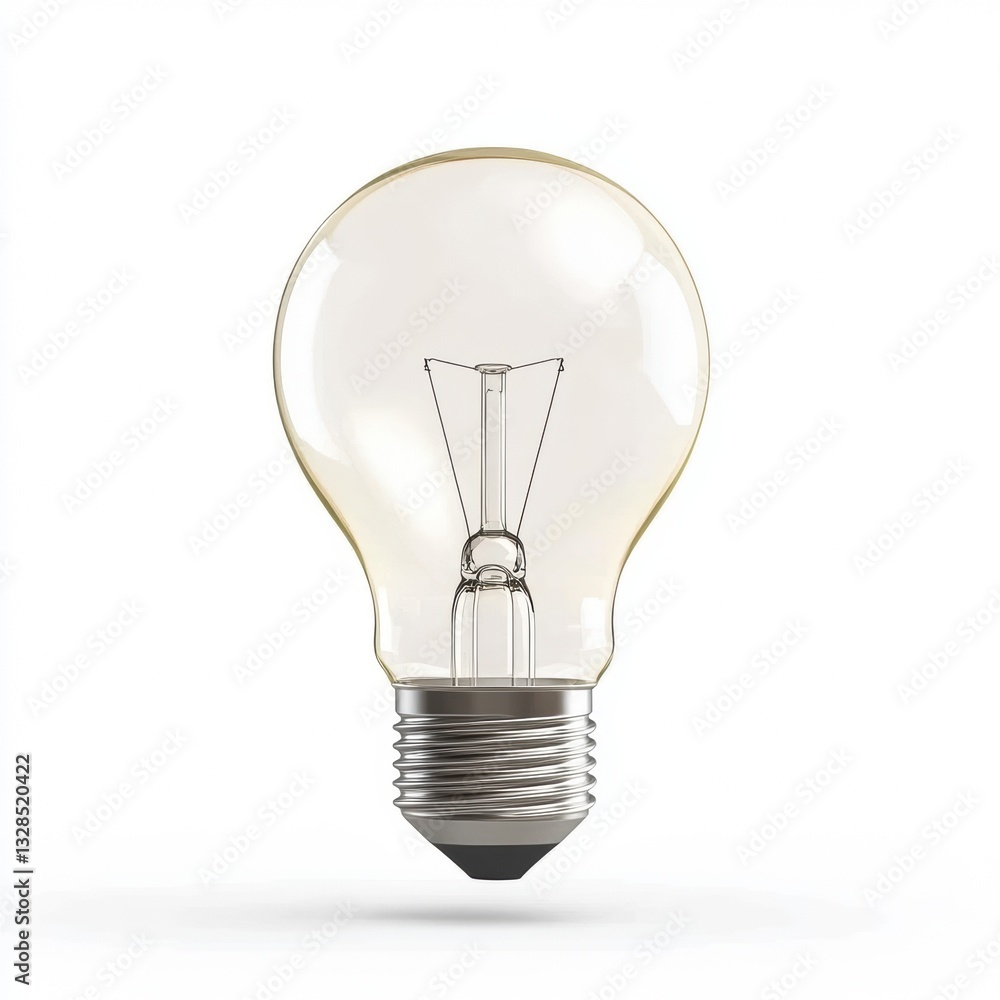 Full shot light bulb on white, creative idea, lightbulb, glass, electricity, incandescent, invention, solution, bright, power. Full shot light bulb on white, creative idea, lightbulb, glass, electricity, incandescent, invention, solution, bright, power.