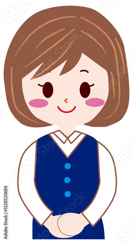 女性店員
