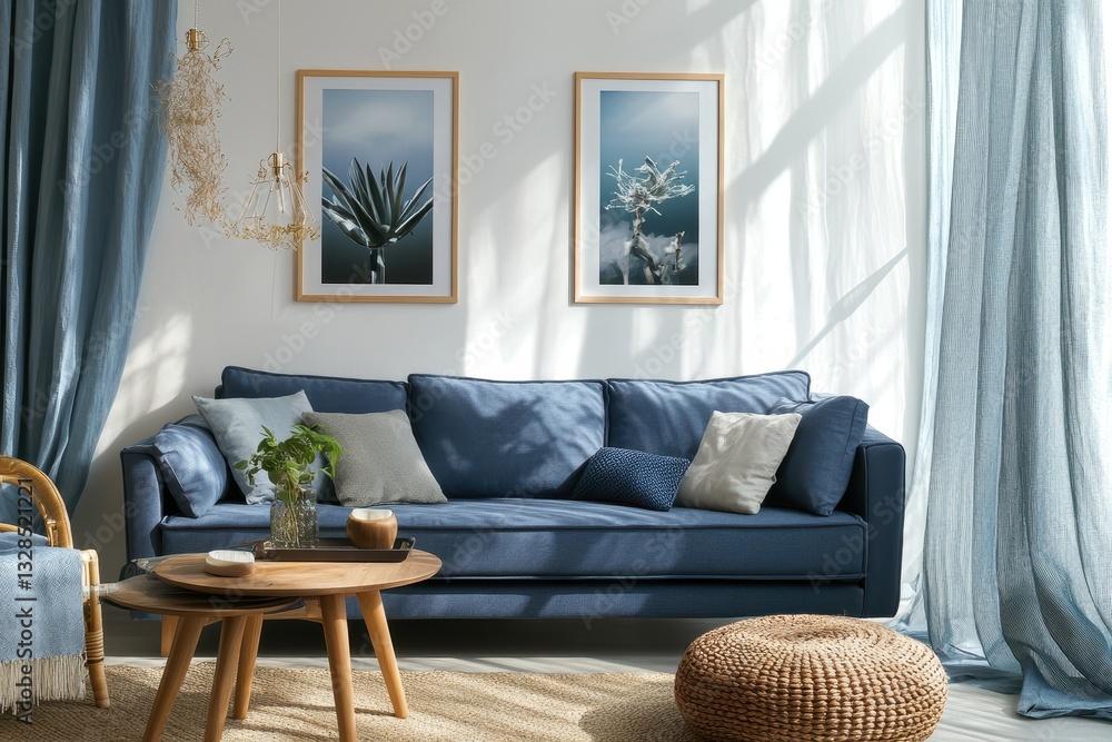 custom made wallpaper toronto digitalCozy living room featuring stylish furniture and natural light in a modern home setting