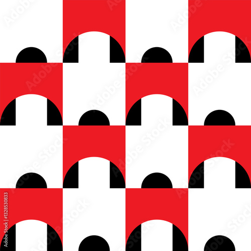 Abstract geometric seamless...