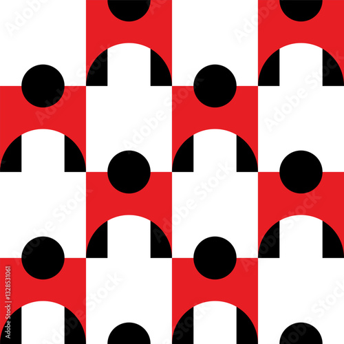 Abstract geometric seamless...