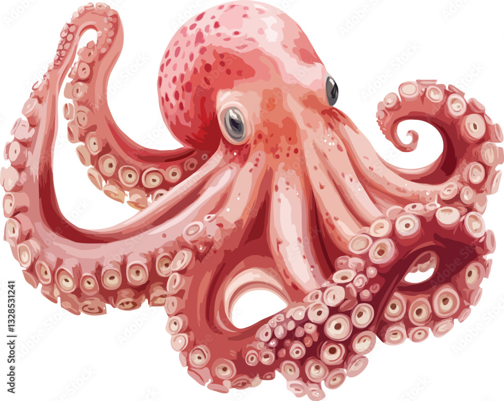 Obraz premium octopus vector art