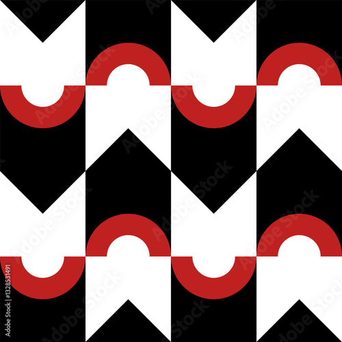 Abstract geometric seamless...