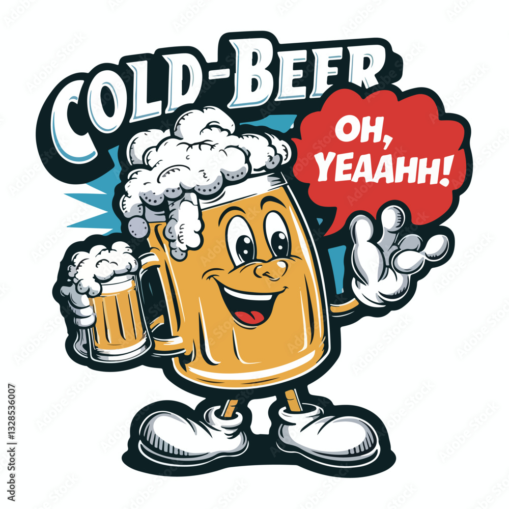 Cold-Beer Mascot Cold-Beer Mascot