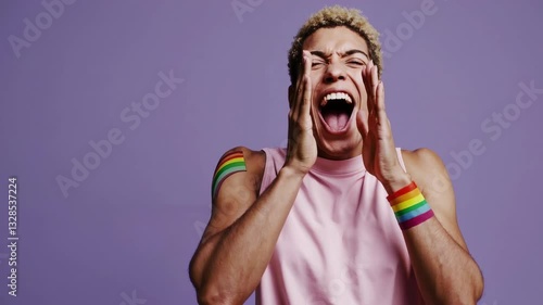 The Person Celebrating Pride