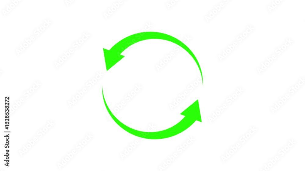 Animated Refresh button, circle arrow icon set, reload, rotation on background Animated Refresh button, circle arrow icon set, reload, rotation on background