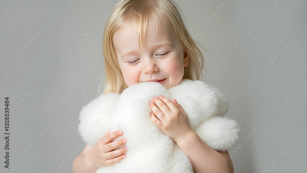 Innocent Slumber: A Blissful Child Resting in a Dreamy, Bright Space Innocent Slumber: A Blissful Child Resting in a Dreamy, Bright Space