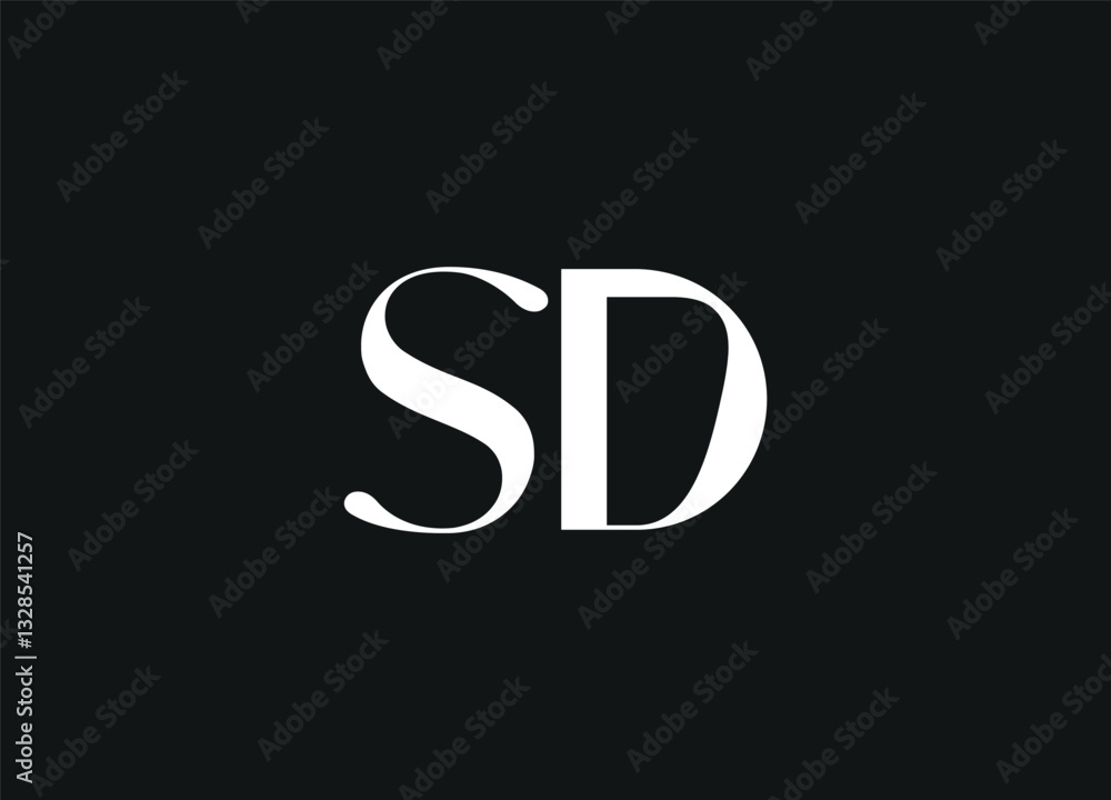SD letter logo design and initial logo design SD letter logo design and initial logo design