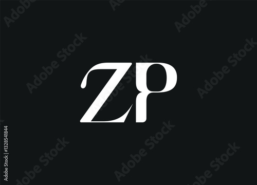 ZP letter logo design and initial logo design
