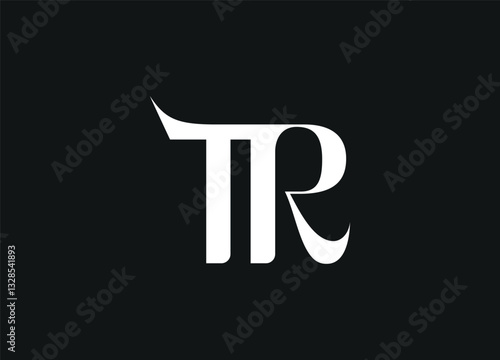 TR letter logo design and initial logo design