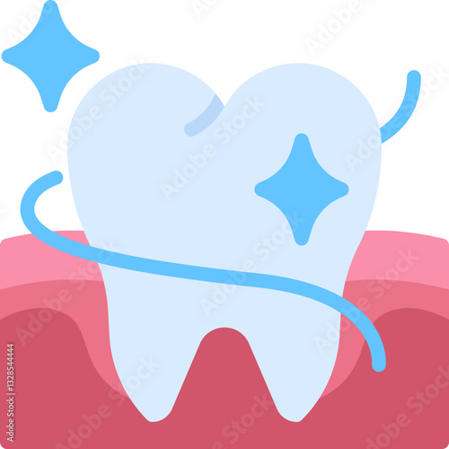 Dental floss icon