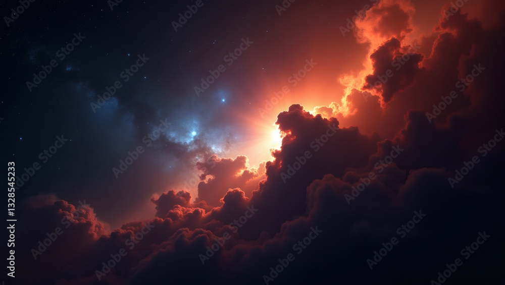 Fototapeta premium A stunning view of a solar eclipse with a bright ring of fire.