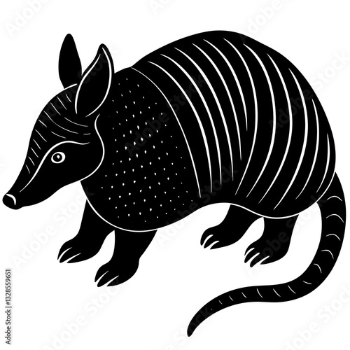 armadillo silhouette