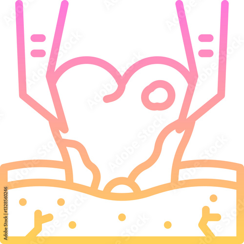 Tooth extraction icon