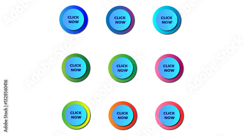 Gradient bullet point collection, Arrow directional bullet points, Bullet Point, Gradient bullet point Design, Bullet Design.