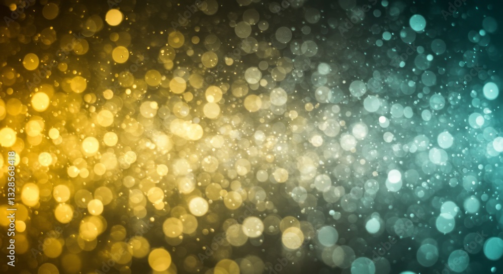 Glowing silver gold abstract background with bright light and bokeh effect Glowing silver gold abstract background with bright light and bokeh effect