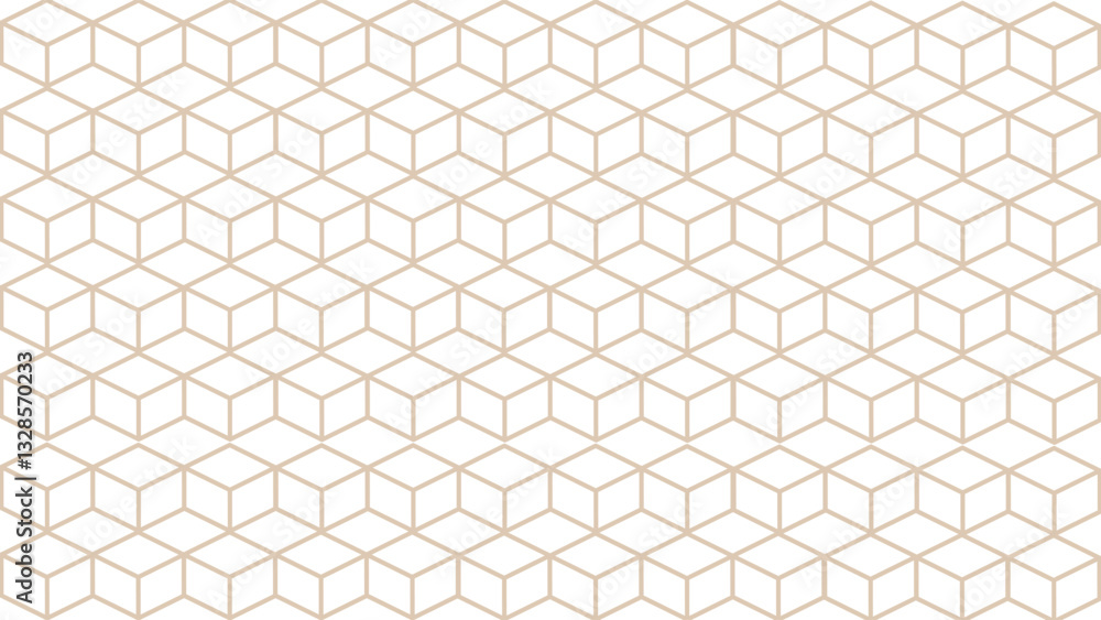 Beige and white honeycomb seamless pattern as a background Beige and white honeycomb seamless pattern as a background