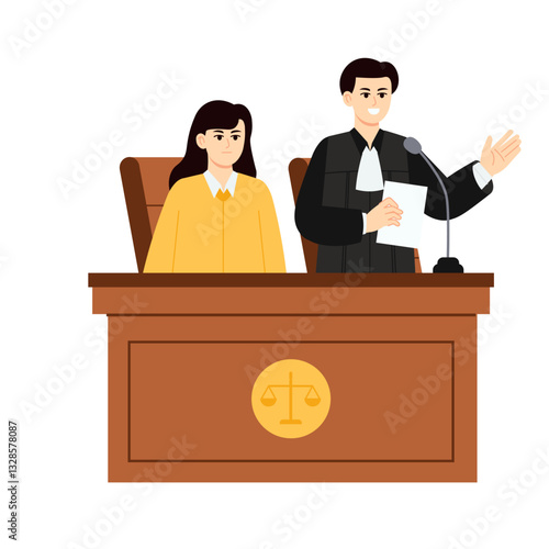 Law & Justice Character 1 Legal Proceedings in a Courtroom