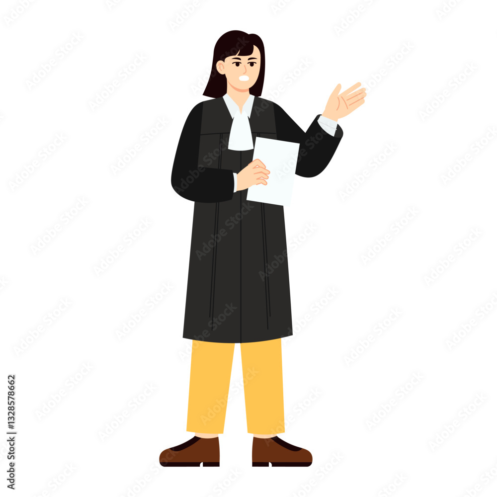 Law & Justice Character 1 Woman in Legal Attire Law & Justice Character 1 Woman in Legal Attire