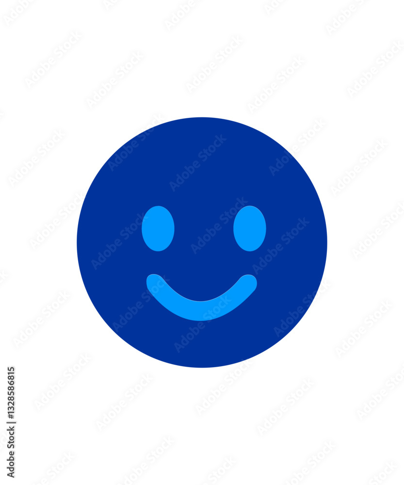smiley face blue smiley face blue