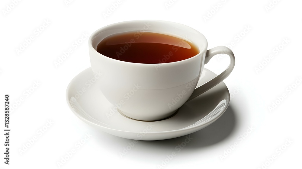 Obraz premium cup of tea isolated on white background PNG