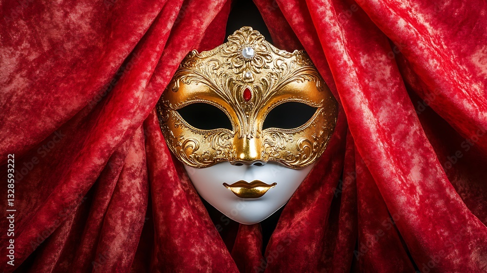 Venetian Mask Unveiled: A Golden Mystery Venetian Mask Unveiled: A Golden Mystery