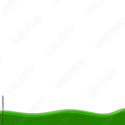Green bottom border