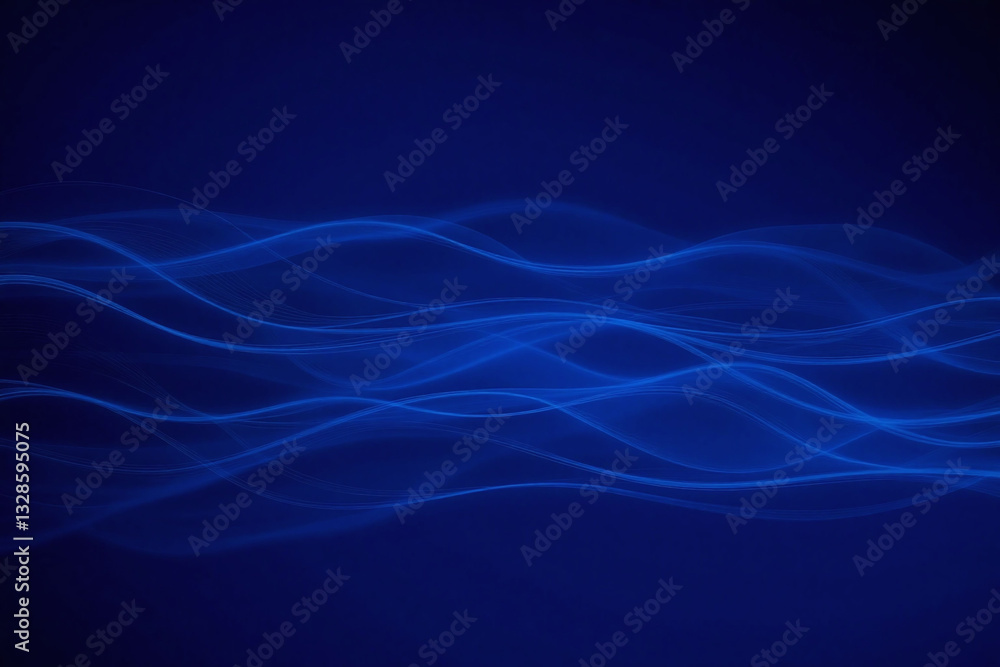Fototapeta premium blue abstract painting on a white background