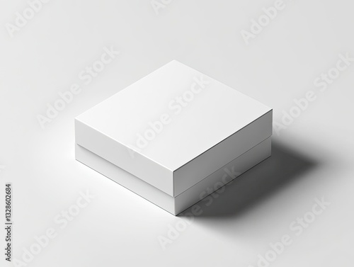 Wallpaper Mural Blank White Box Mockup for Studio Shot. Torontodigital.ca