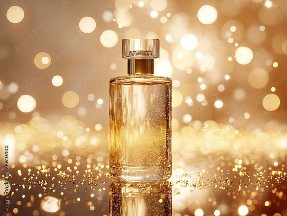 Golden Perfume for Festive Sparkle. Golden Perfume for Festive Sparkle.