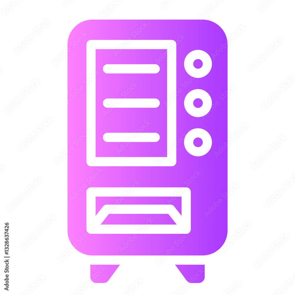 vending machine Gradient icon