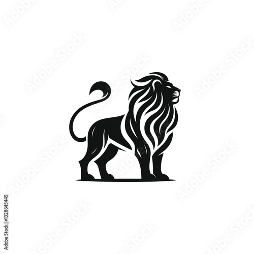 vector illustration of a lion