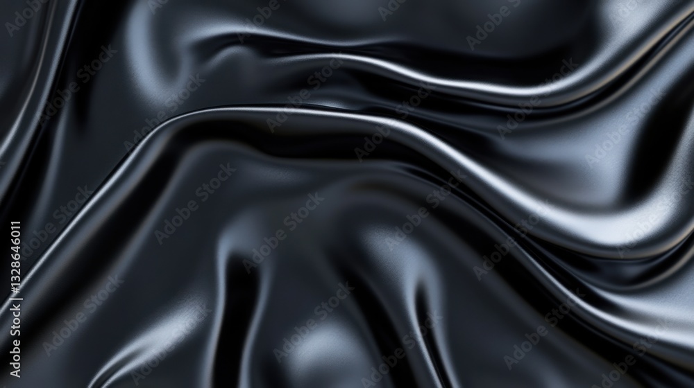 Fototapeta premium A sleek silver to matte black abstract gradient background. Featuring metallic silver blending into matte black. Emphasizing elegance and modernity. Ideal for luxury, tech, and automotive branding