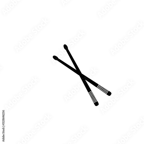 Drum Sticks Vector Icon 