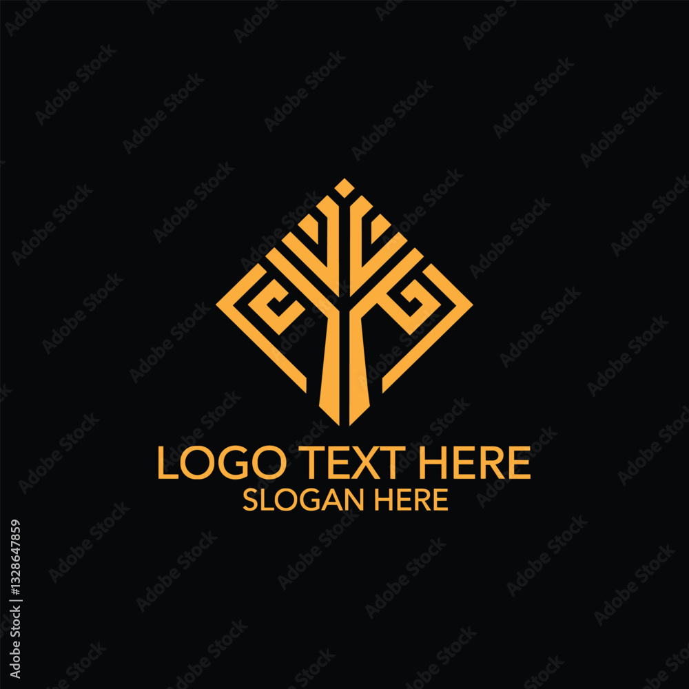 Fototapeta premium company logo design template 
