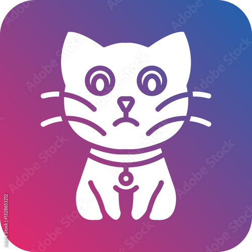 Cat Vector Icon Style