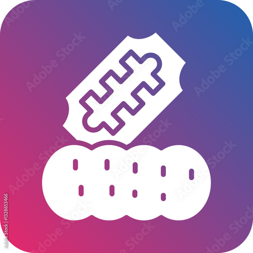 Crack Cocaine Vector Icon Style