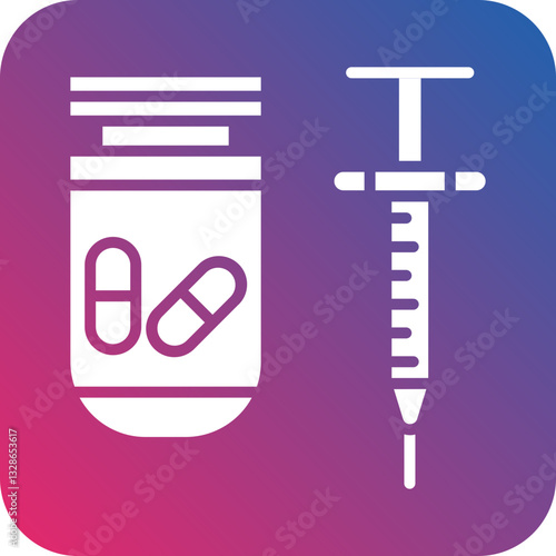 Steroids Vector Icon Style