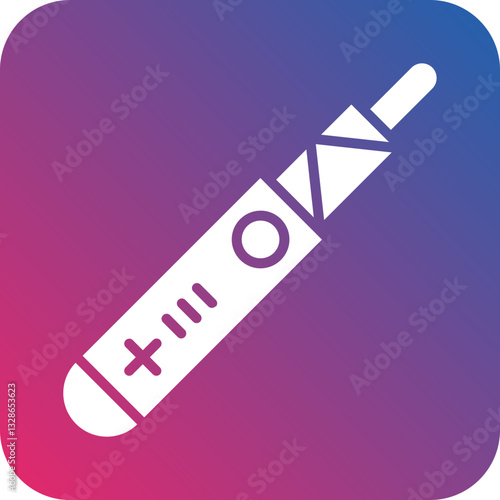 Vaping Addiction Vector Icon Style