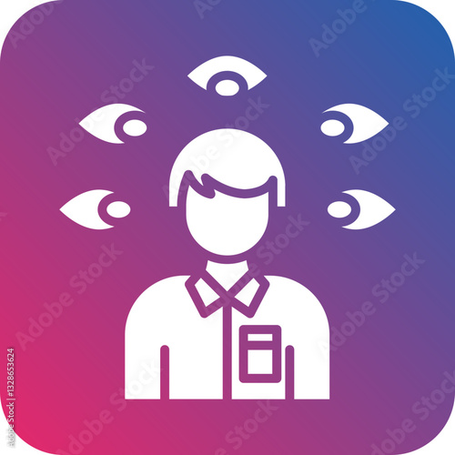 Paranoia Vector Icon Style