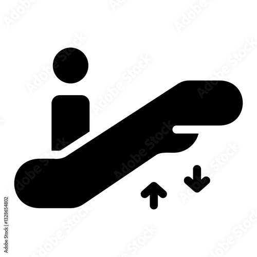 escalator Solid icon
