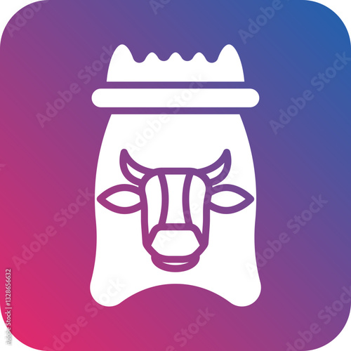Animal Feed Vector Icon Style