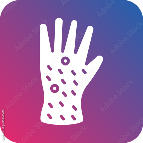 Rash Vector Icon Style
