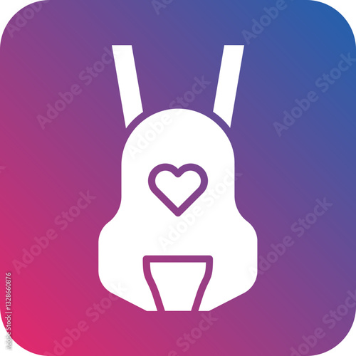 Baby carrier Vector Icon Style
