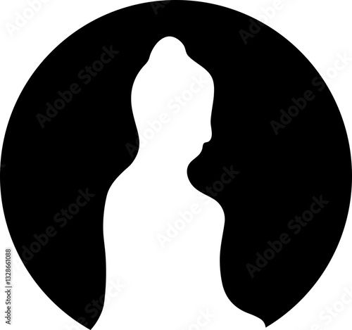 buddha thai element silhouette doodle